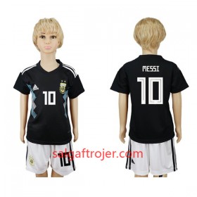 Argentina Fodboldtrøjer Messi 10 Børn Udebanesæt VM 2018